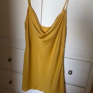 Misguided mustard color dress